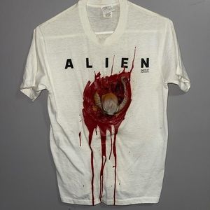 Vintage 1979 ALIEN 3D Chestburster Horror Film Promo Shirt M
